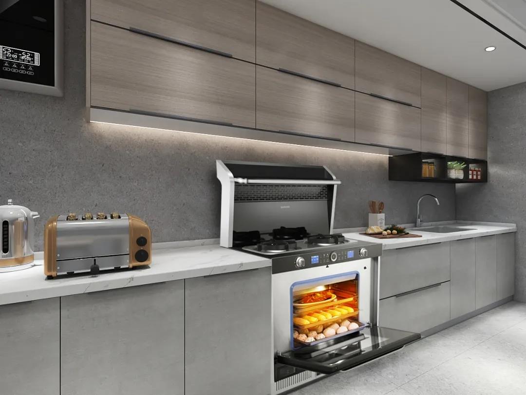 開(kāi)放式廚房有“硬傷”？佳歌蒸烤消一體集成灶幫你解決！