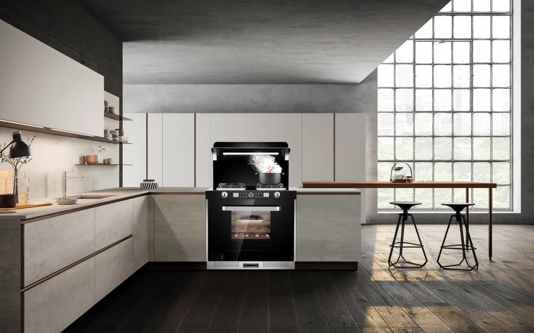 廚房裝聲控?zé)簦蝗缪b佳歌蒸烤消一體集成灶！