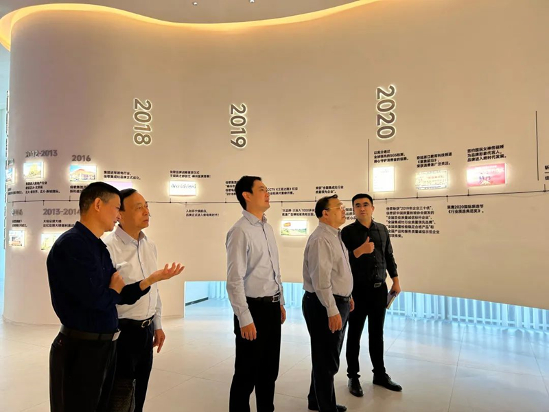 中國五金制品協(xié)會理事長張東立一行蒞臨佳歌二期智能化新工廠參觀考察！