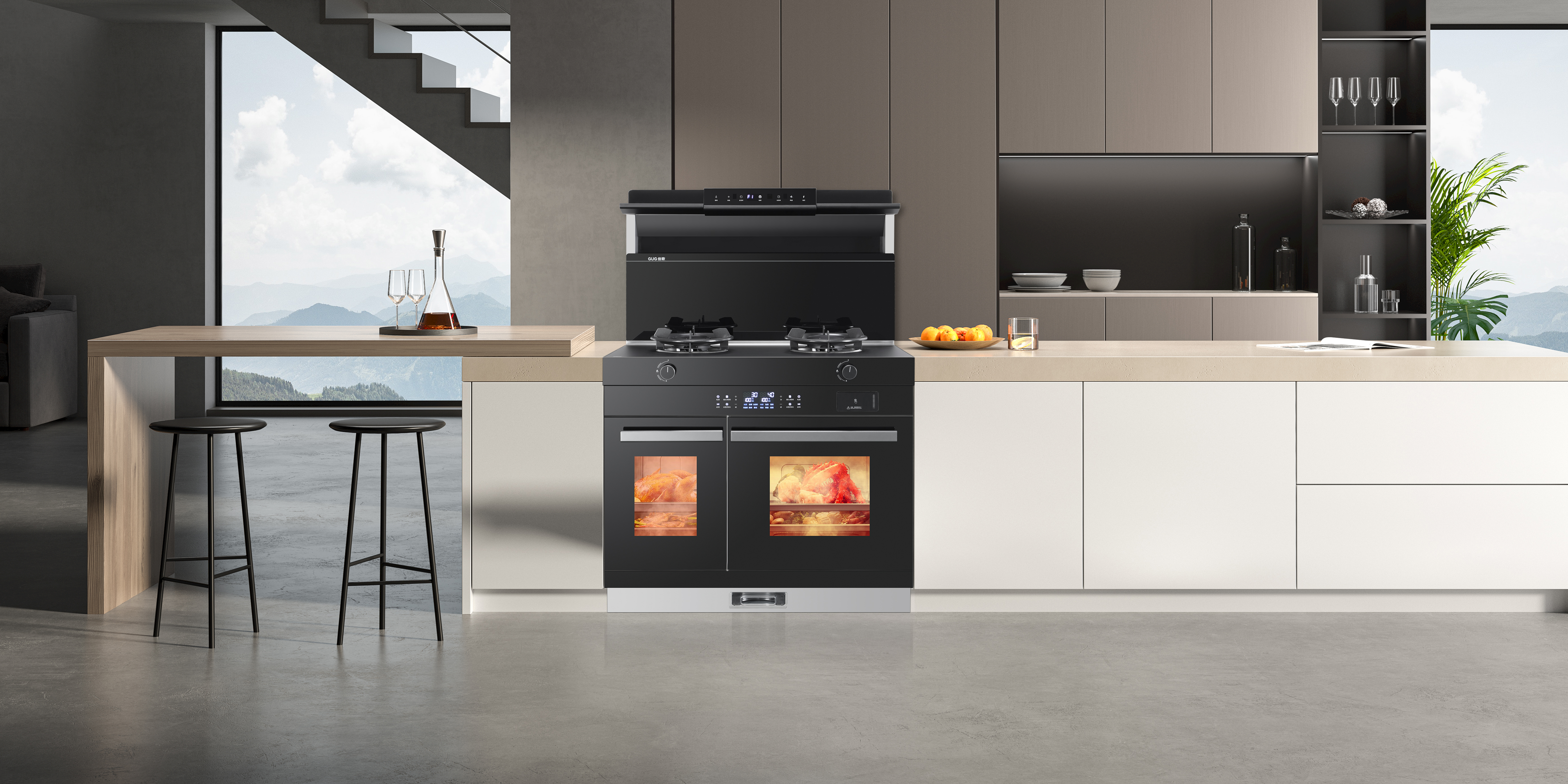 佳歌A3DZK雙蒸一烤集成灶，解鎖烹飪魔法！